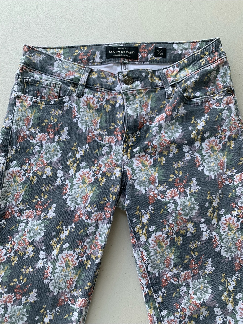 LUCKY BRAND Jeans Women's Size 6/28 Floral - Picture 10 of 10